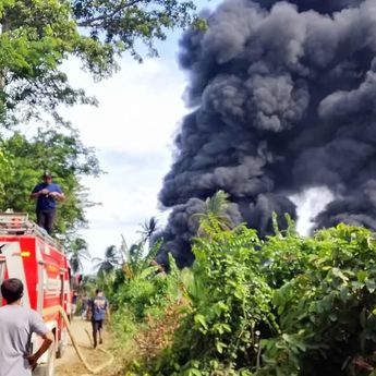 Sumur Minyak di Aceh Timur Meledak