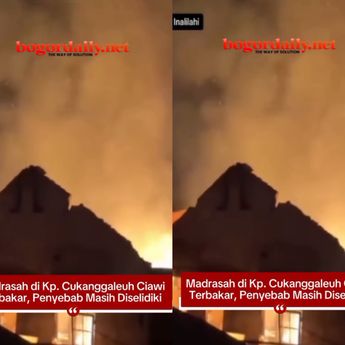 Madrasah di Bogor Terbakar Hebat