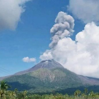 Erupsi Gunung Lewotobi Laki-laki, Abu Vulkanik Membumbung Sampai 1,4 Kilometer