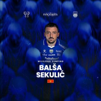 Persib Resmi Datangkan Striker Montenegro Balsa Sekulic dengan Kontrak 2 Tahun