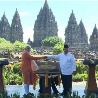 RI-India Sepakat Restorasi Candi Prambanan, Prabowo: Kisah Ramayana Jadi Saksi Kedekatan Kedua Negara