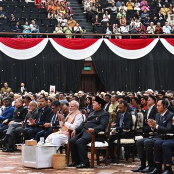 Momen Prabowo Hadiri Indian Community Reception, Tegaskan Eratnya Persahabatan Indonesia dan India