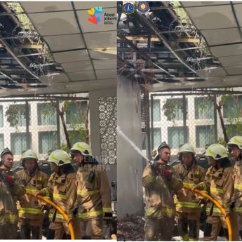 VIDEO: Rumah Warga di Gambir Kebakaran, Sampai Ludes Terbakar