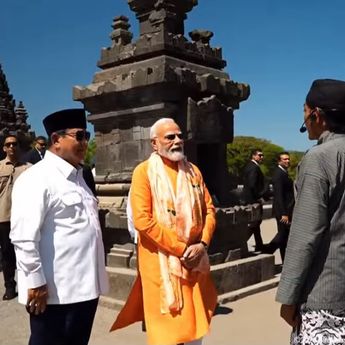 Candi Prambanan Jadi Saksi Persahabatan Indonesia-India, Prabowo dan PM Modi Sepakati Kerja Sama Konservasi Warisan Dunia