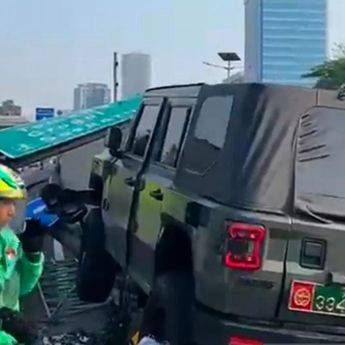 Pengemudi Alami Micro Sleep, Rantis Maung TNI Kecelakaan di Tol Dalam Kota
