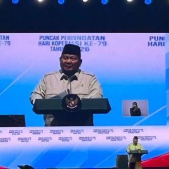 Di Puncak Harkopnas Ke-79, Prabowo Sebut Koperasi Bagian dari Keluarganya