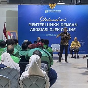 Menteri UMKM Sebut Pendapatan Ojol Tetap Stabil usai Komisi Aplikator Dipangkas Jadi 8 Persen