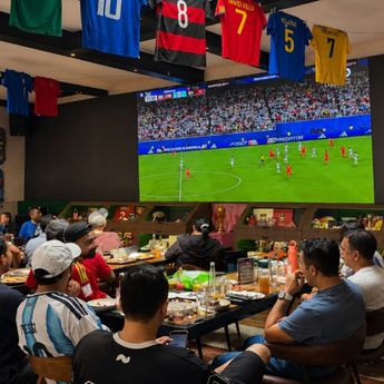 Harita Nickel Gelar Nobar Piala Dunia 2026 Bersama Jurnalis, Argentina Lolos Dramatis ke Semifinal