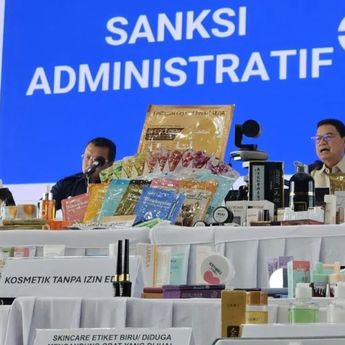 BPOM Temukan 2,1 Juta Produk Kosmetik Ilegal Bernilai Rp35,8 Miliar