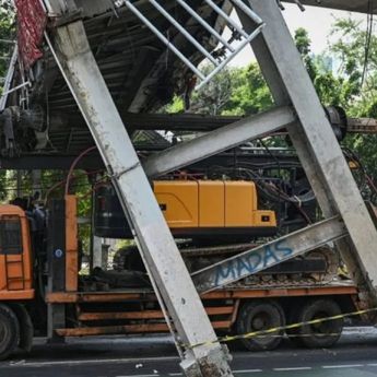 Dinas Bina Marga Belum Pastikan Jadwal Pembangunan Kembali JPO Tendean