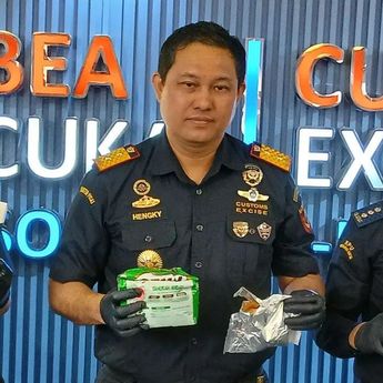 Bea Cukai Soetta Gagalkan Penyelundupan 3,3 Kg Narkotika "Happy Water"
