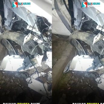 VIDEO: Pick Up Hantam Toyota Raize Sampai Hancur