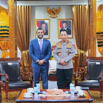 Kapolri dan Direktur FBI Bahas Penguatan Kerja Sama Hadapi Kejahatan Transnasional