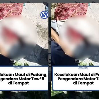 Pemotor Aerox Tewas Dihantam Mobil di Padang, Sempat Disiarkan Tiktok