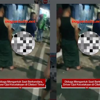 VIDEO: Ojol Kritis dan Terkapar di Jalan Raya Cilebut Usai Kecelakaan