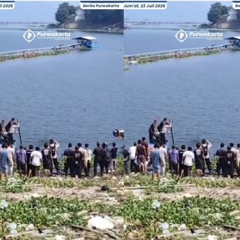 VIDEO: Jasad Satpam Tersangkut di Tanggul Gegerkan Warga Purwakarta