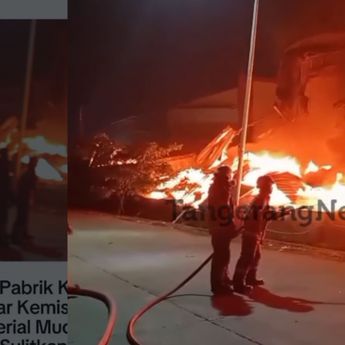 Pabrik Kardus Pasar Kemis Tangerang Kebakaran