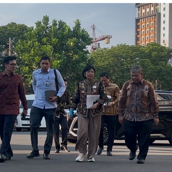Pjs Gubernur BI Destry Damayanti Rapat Perdana dengan Prabowo dan KSSK di Istana
