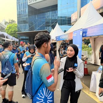 BRI Tawarkan Solusi Keuangan dan Layanan Langsung di UMKM 5K Run