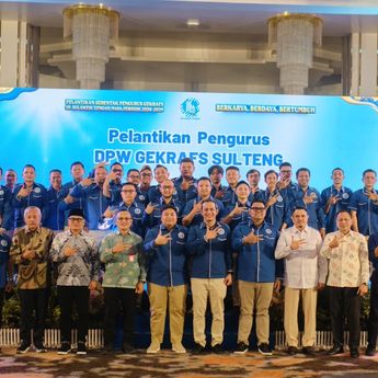 Gekrafs Resmi Lengkapi Kepengurusan di Seluruh Sulawesi Tengah, Hasan Abdul Kadir Pimpin DPW 2026-2029
