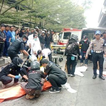  Kecelakaan Beruntun 12 Kendaraan Terjadi di Bandung, 1 Orang Tewas