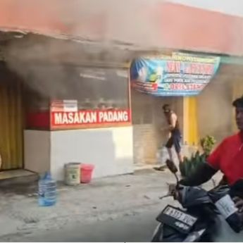 Rumah Makan Padang di Ciledug Kebakaran