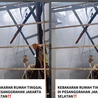 Rumah di Pesanggrahan Kebakaraan Hebat