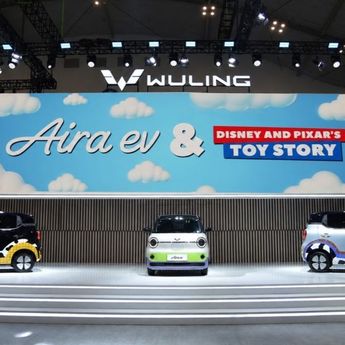 Wuling Aira ev Tampil Lebih Ikonik Berkat Kolaborasi Disney Pixar Toy Story 5