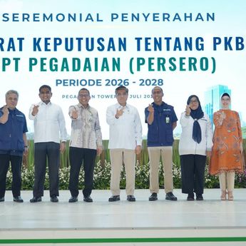 Perkuat Fondasi Hubungan Industrial Harmonis, PT Pegadaian Resmi Terima SK Perjanjian Kerja Bersama Periode 2026&ndash;2028 dari Kemenaker RI