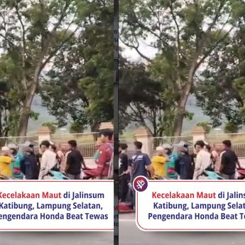 Pemotor Tewas dalam Kecelakaan Maut  di Lampung Selatan