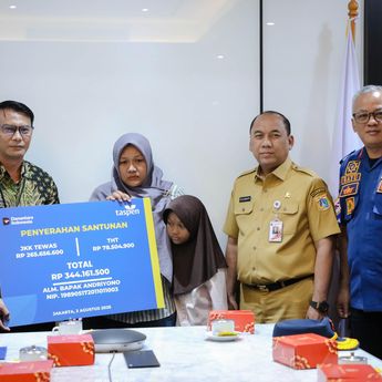 Petugas Damkar yang Gugur saat Bertugas Dapat Santunan dan Gelar Anumerta