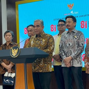 Pimpinan MPR Sampaikan Draft Konsep Pokok-Pokok Haluan Negara ke Prabowo