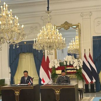 Prabowo Targetkan Perdagangan RI-Thailand Tembus US$20 Miliar pada 2030