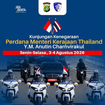 Ini Rekayasa Lalu Jakarta Selama Kunjungan PM Thailand