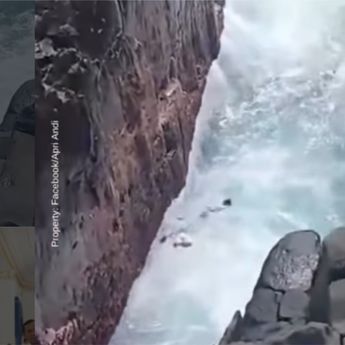 VIDEO: Sabila Tewas Jatuh dari Pantai Semeti Usai Selfie