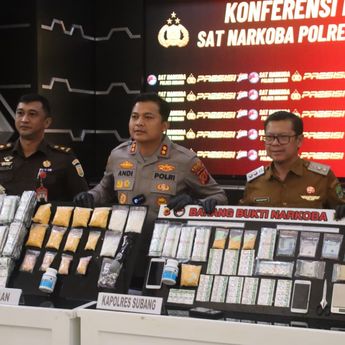 Polres Subang Tangkap 26 Tersangka Kasus Narkoba 