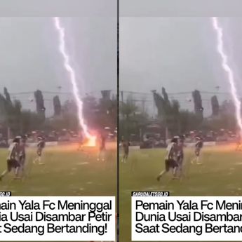 VIDEO: Pemain Bola Thailand Tewas Tersambar Petir