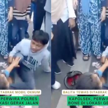 Polisi Diduga Tabrak Balita 4 Tahun hingga Tewas di Bone