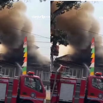 Masjid Jami Nurul Ihsan Cianjur Kebakaran Hebat