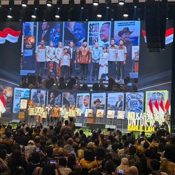 Didampingi Dasco, Prabowo Hadiri Peluncuran Buku tentang Bahlil Lahadalia