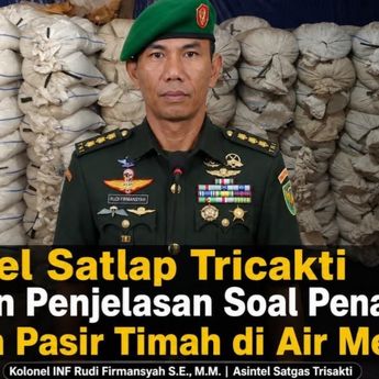 Asintel Satlap Tricakti Buka Suara Terkait Penanganan 53 Ton Pasir Timah di Air Merbau