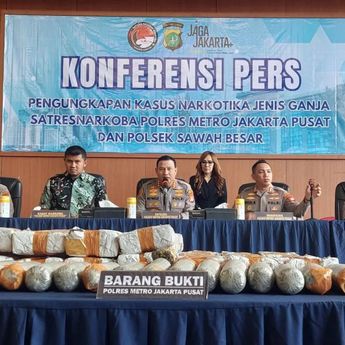 Polisi: Penyitaan 132 Kg Ganja Selamatkan 26.750 Jiwa