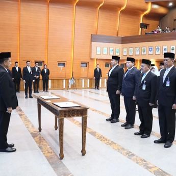 Mendagri Minta Pejabat Baru Kemendagri Tingkatkan Kinerja Penyelenggaraan Pemerintahan