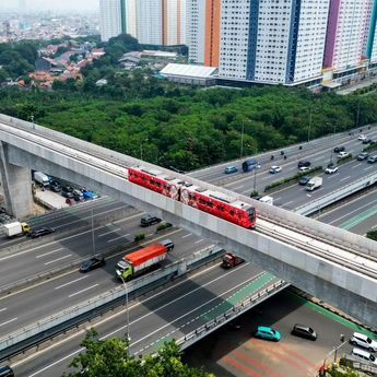 Pembangunan LRT Jakarta Fase 1B Capai 97,99 Persen, Ditargetkan Rampung Agustus Ini