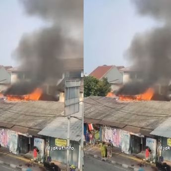 Kebakaran Hantam Rumah Warga di Jembatan Dua Jakut