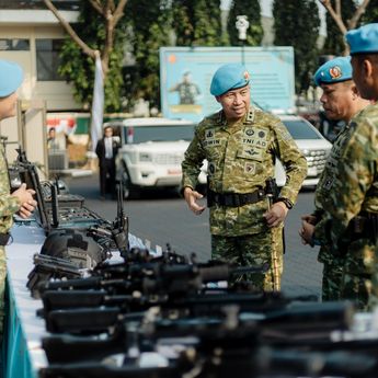 Paspampres Siagakan Kendaraan Anti Drone Koopsudnas di HUT ke-81 RI