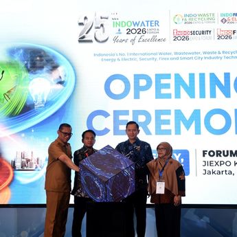 AHY Buka Indo Water 2026 Expo & Forum, Satukan Inovasi Teknologi Global