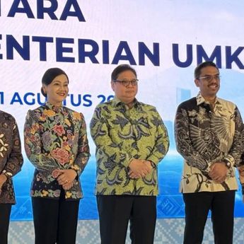 Airlangga Dorong Penyaluran Kredit UMKM Ditingkatkan hingga Rp2.000 Triliun
