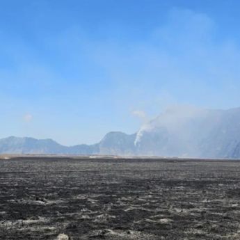 Kebakaran Gunung Bromo Meluas 899,35 Hektare, Tim Gabungan Fokus Padamkan Titik Api