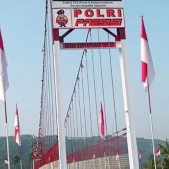 Resmikan Jembatan di Lebak, Kapolri: Kami Rampungkan 874 unit Jembatan Gantung di 30 Polda